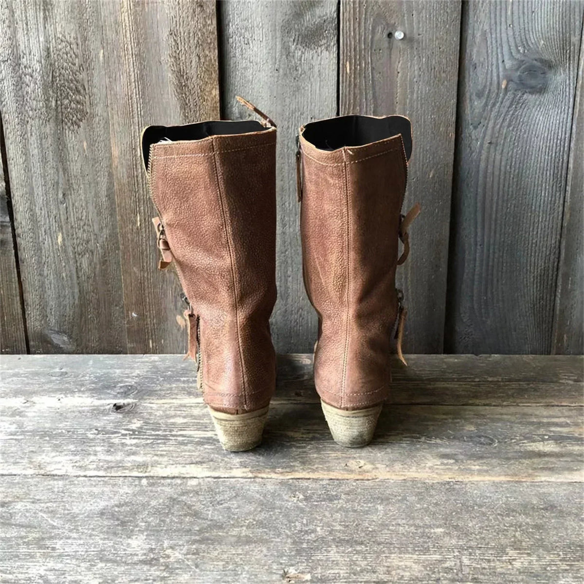 Hollis & June | Amparo Leather Fall Boots