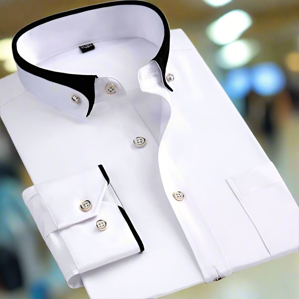 Hollis & June | Iver Long-Sleeve Button-Down Shirt