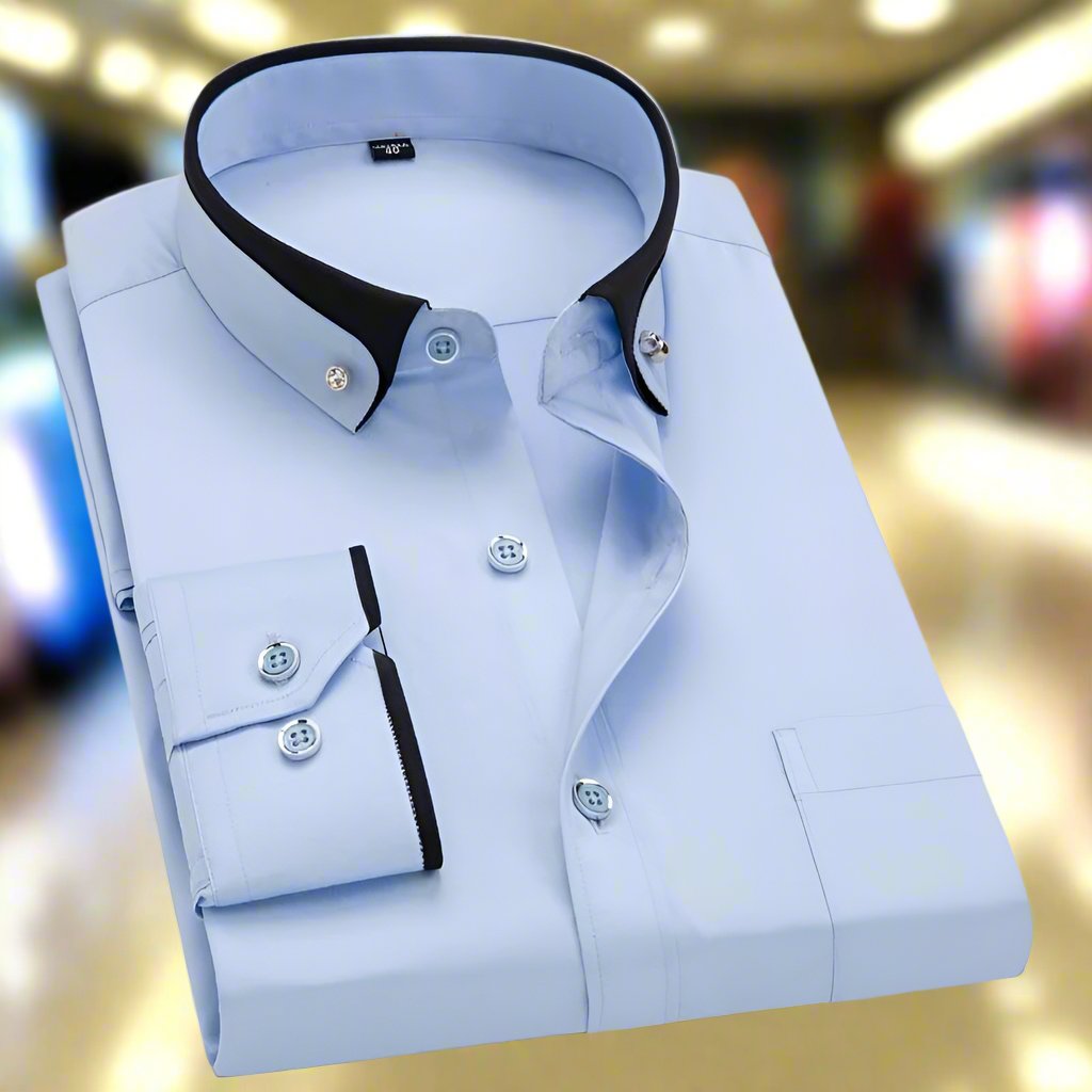Hollis & June | Iver Long-Sleeve Button-Down Shirt