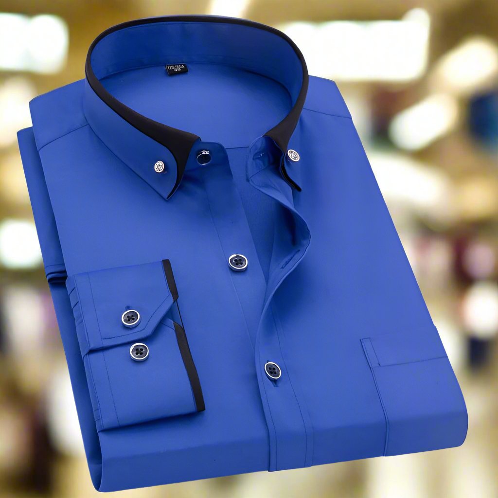 Hollis & June | Iver Long-Sleeve Button-Down Shirt