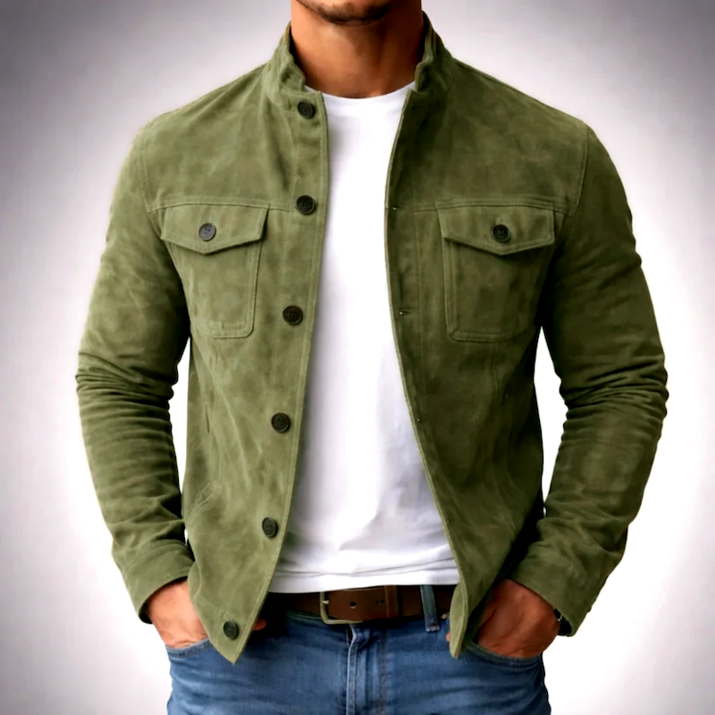 Hollis & June | The Icon Suede Shirt Jacket