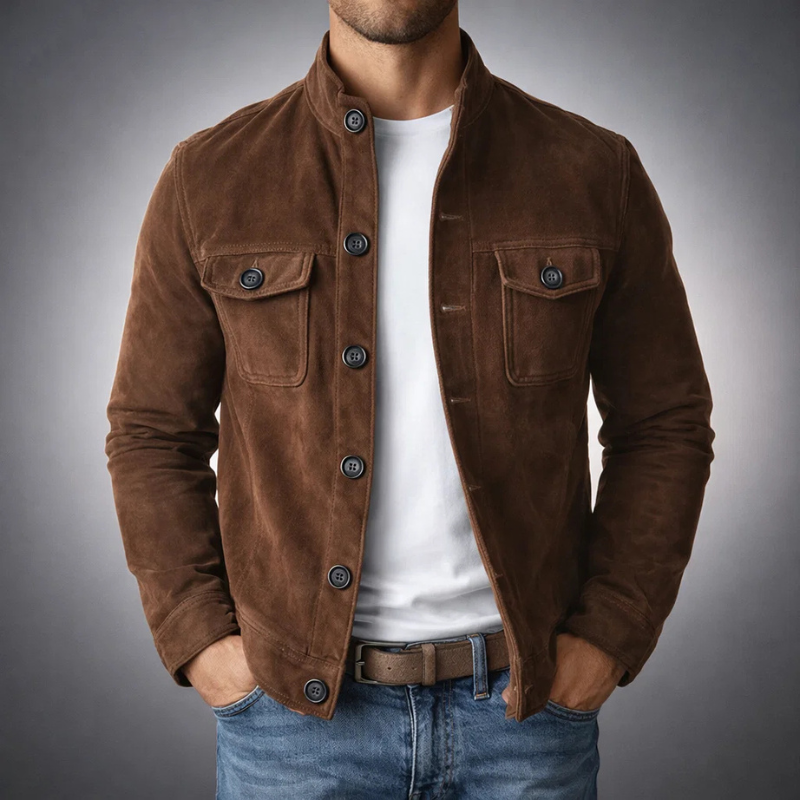 Hollis & June | The Icon Suede Shirt Jacket