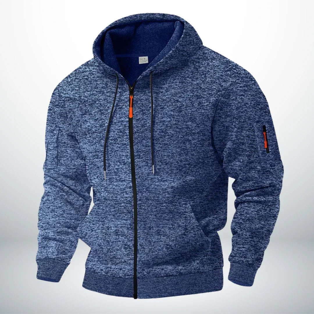 Hollis & June | Alistair Zip-Up Fleece Jacket