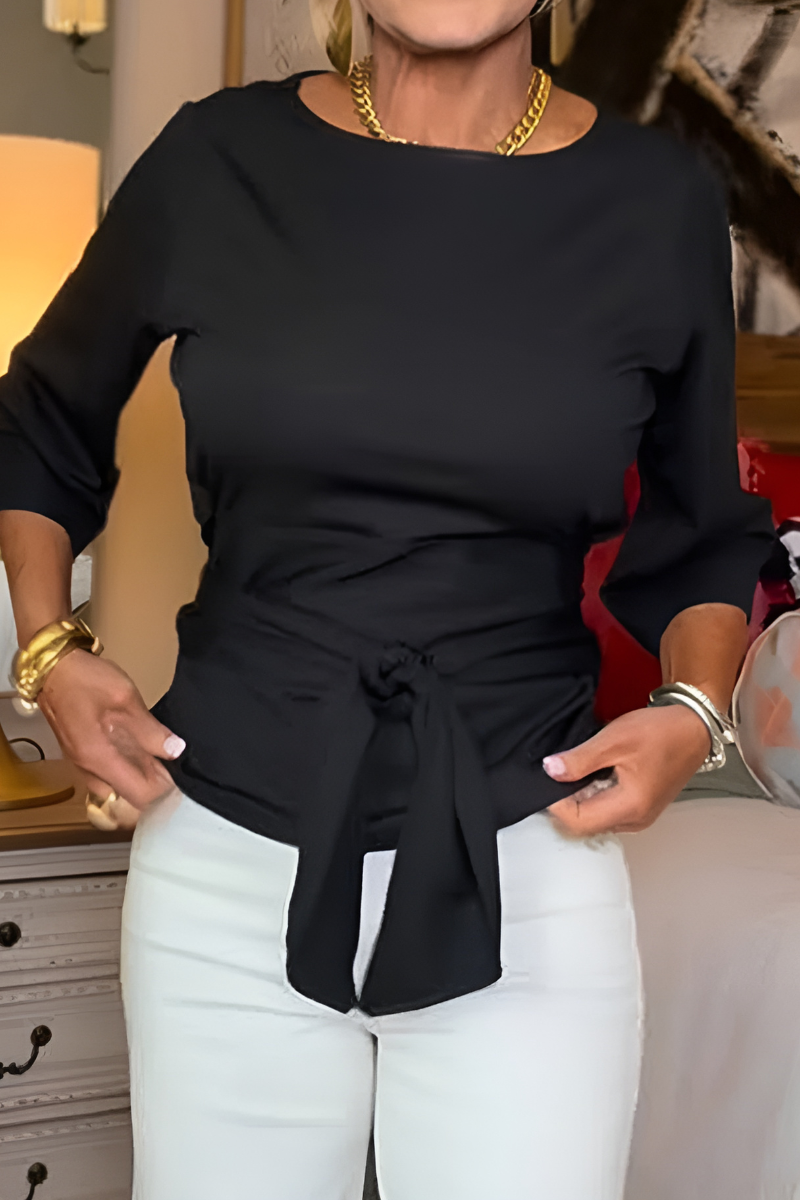 Hollis & June | Dara Tie-Waist Top