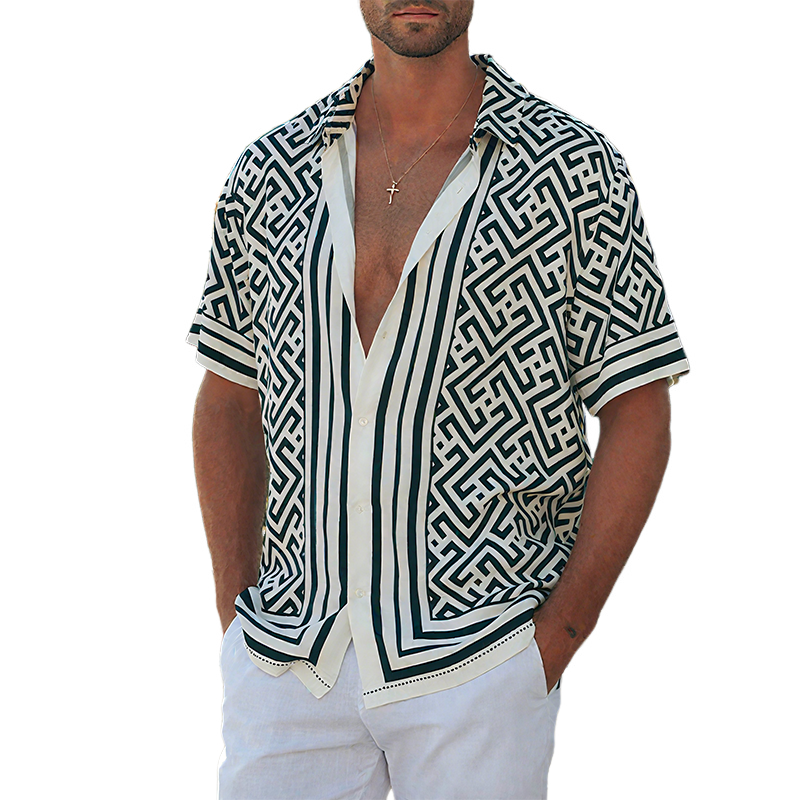 Santiago Printed Summer Shirt