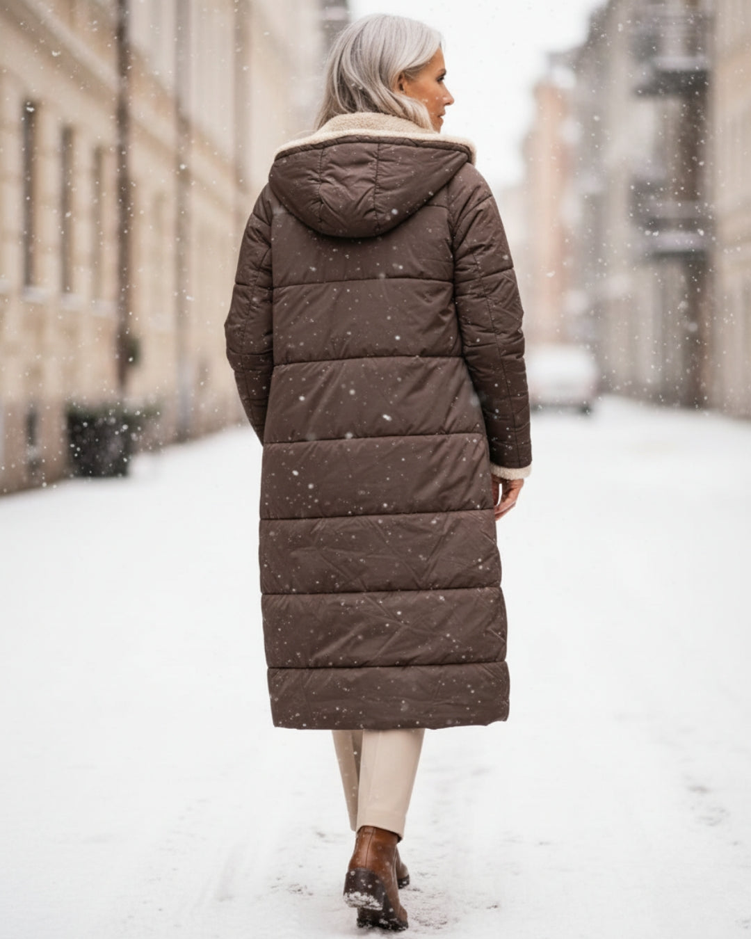 Hollis & June | Harper Reversible Sherpa Coat