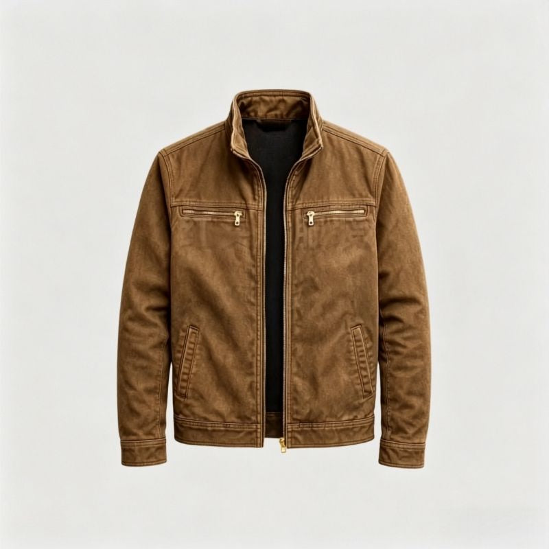 Kyle - Vintage Zip Utility Jacket | By Mason & Reed London