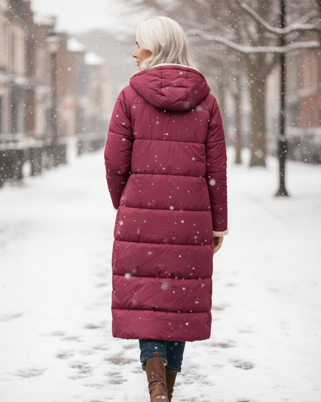Hollis & June | Harper Reversible Sherpa Coat