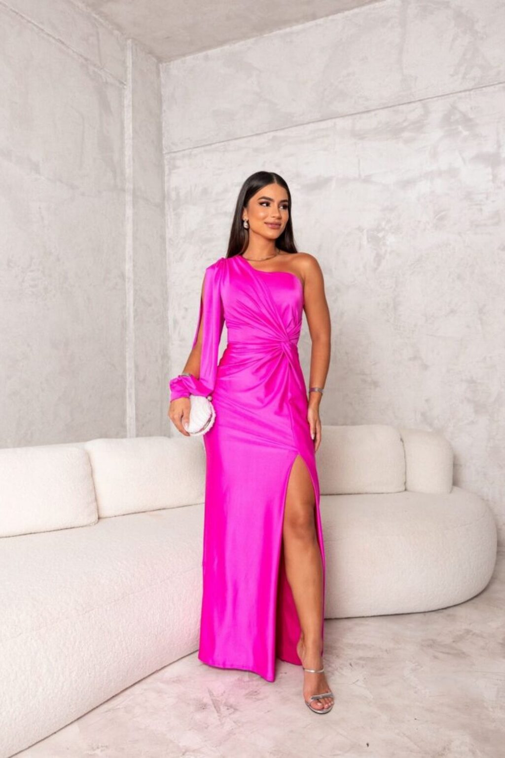 Hollis & June | Sarah One-Shoulder Maxi Dress