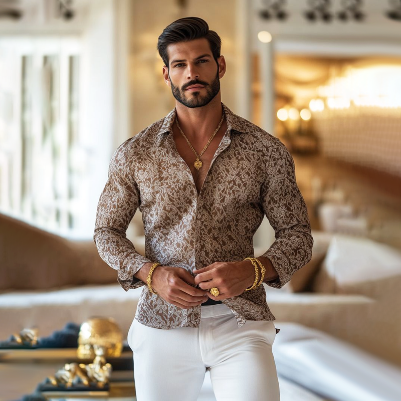 Elliot Vintage Print Shirt