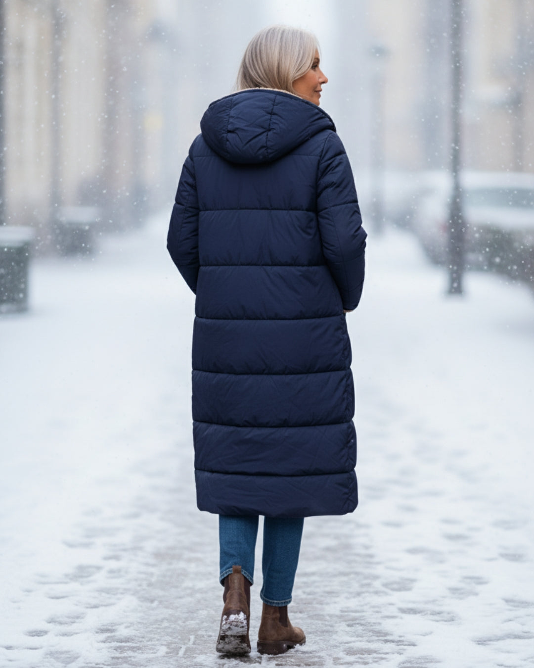 Hollis & June | Harper Reversible Sherpa Coat