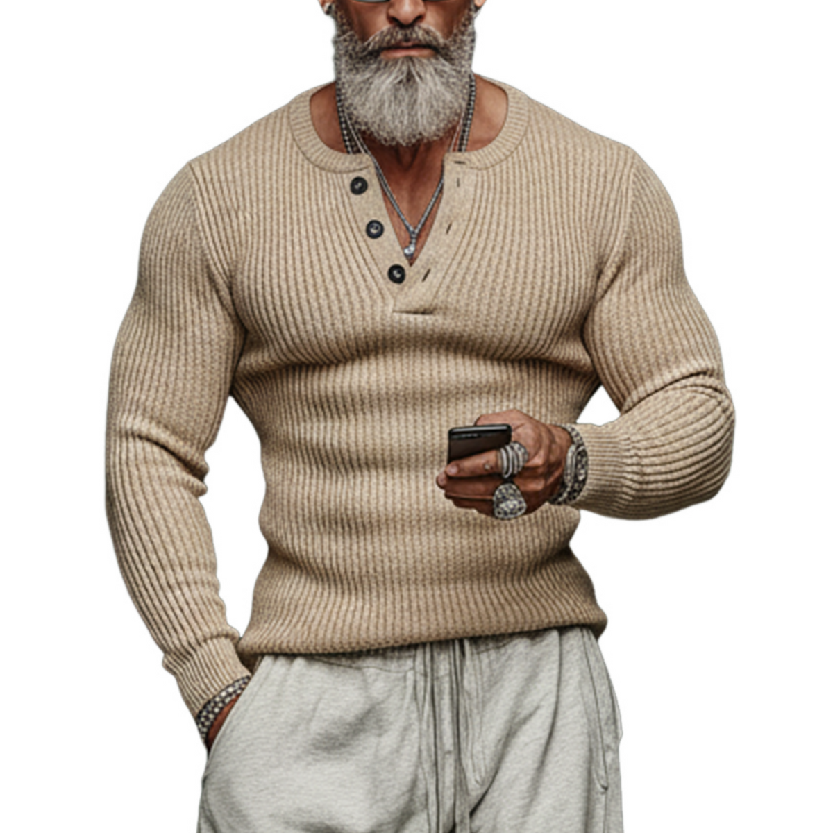 Elric Henley Knit