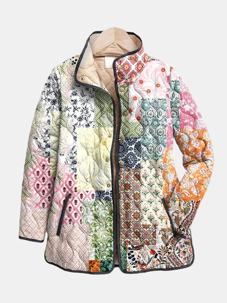 Hollis & June | Suri Floral Quilted Jacket