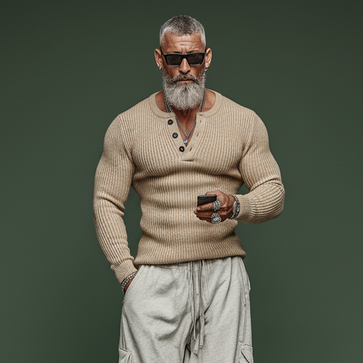 Elric Henley Knit