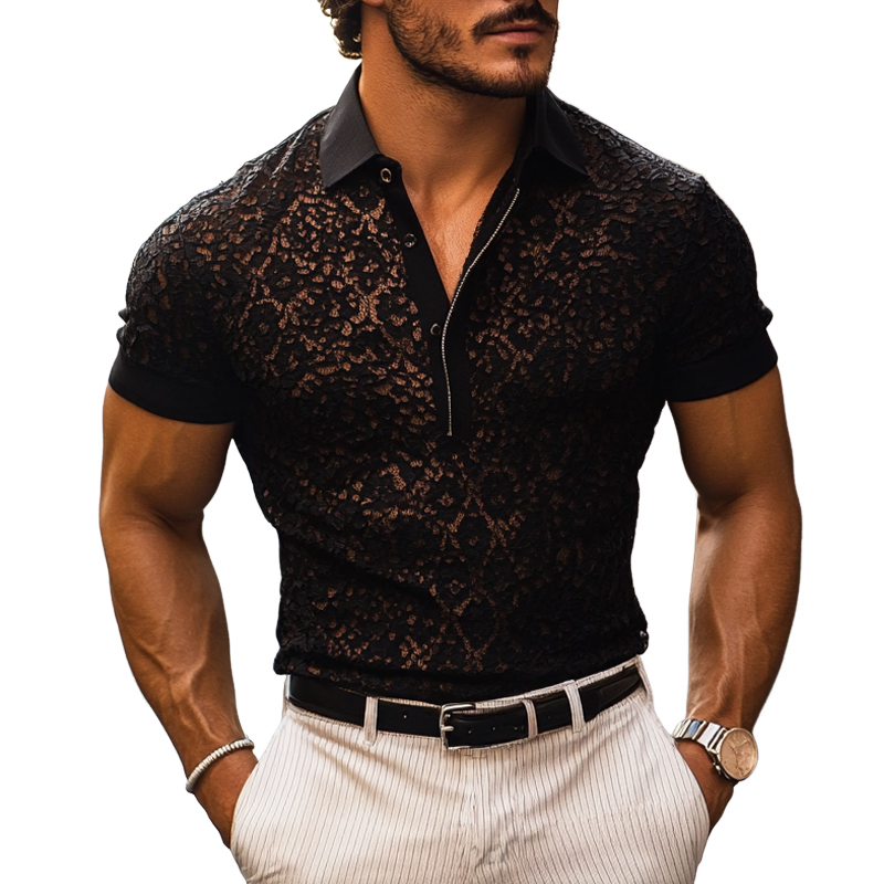 Enzo Lace Polo