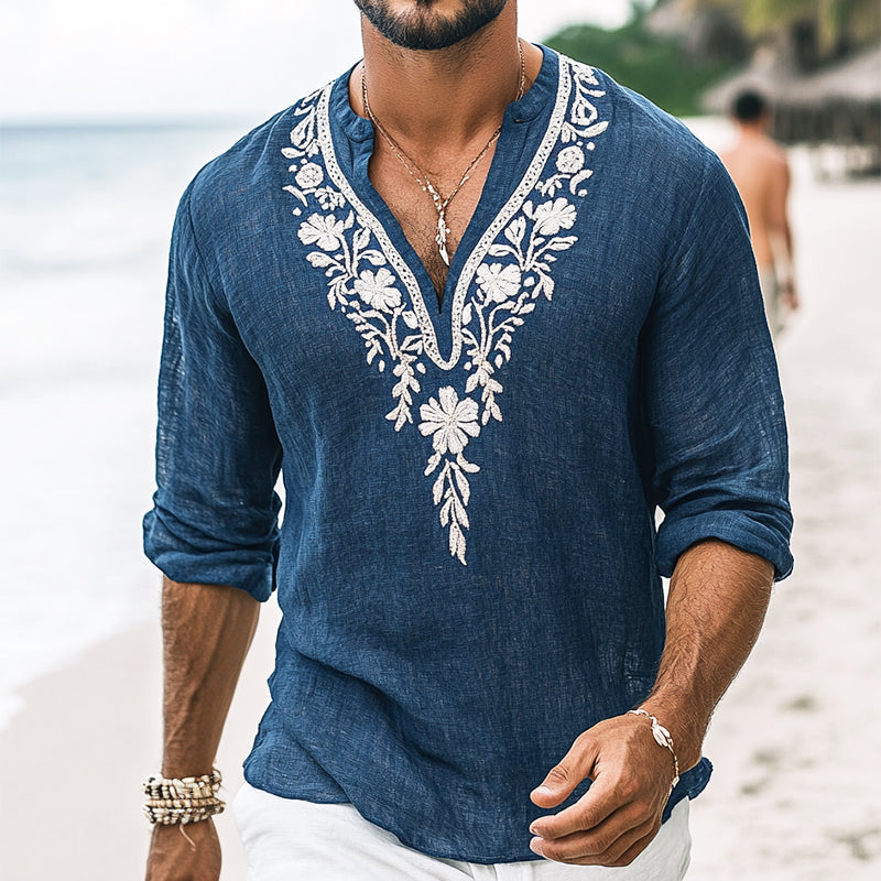 Arlo Henley Linen Shirt