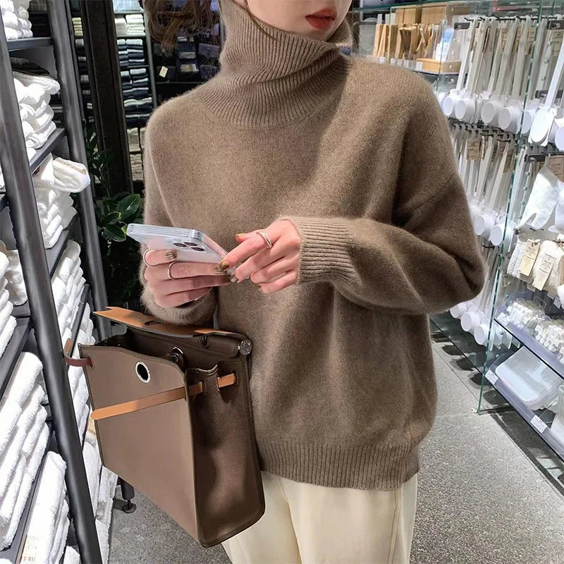 Hollis & June | Classic Turtleneck Sweater