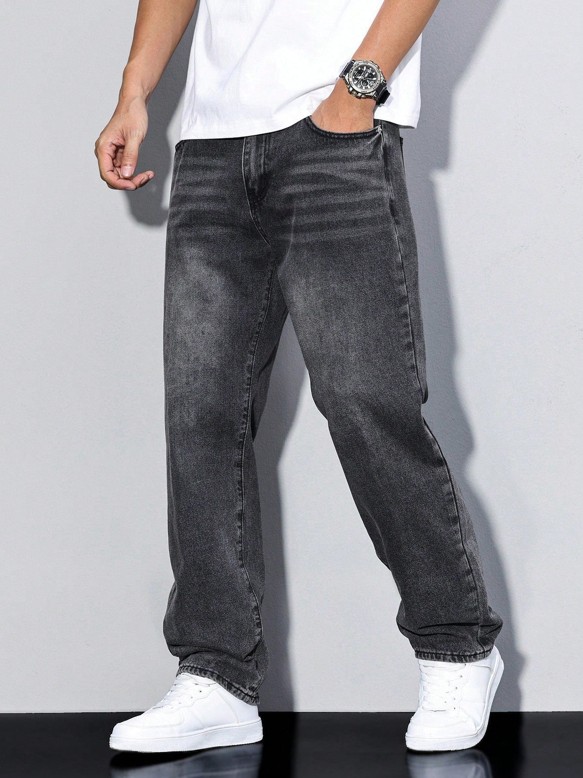 Hollis & June | Baggy Relaxed Fit Jeans