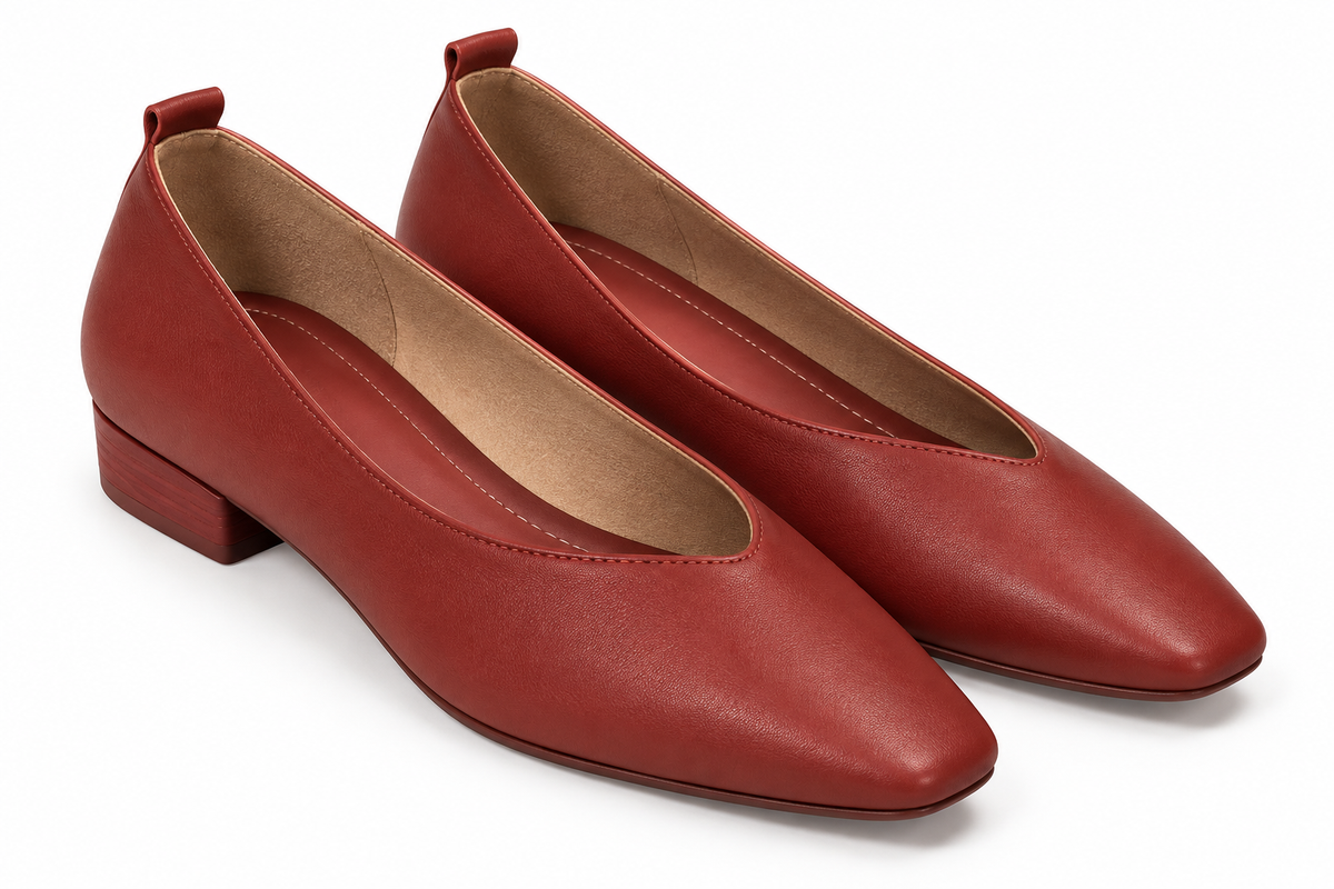 Hollis & June | Margot Square-Toe Mary Jane Flats