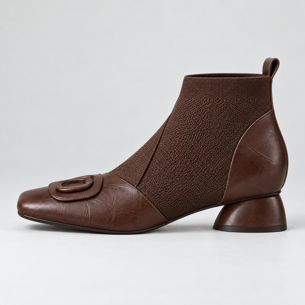 Hollis & June | Opium Leather Ankle Boots