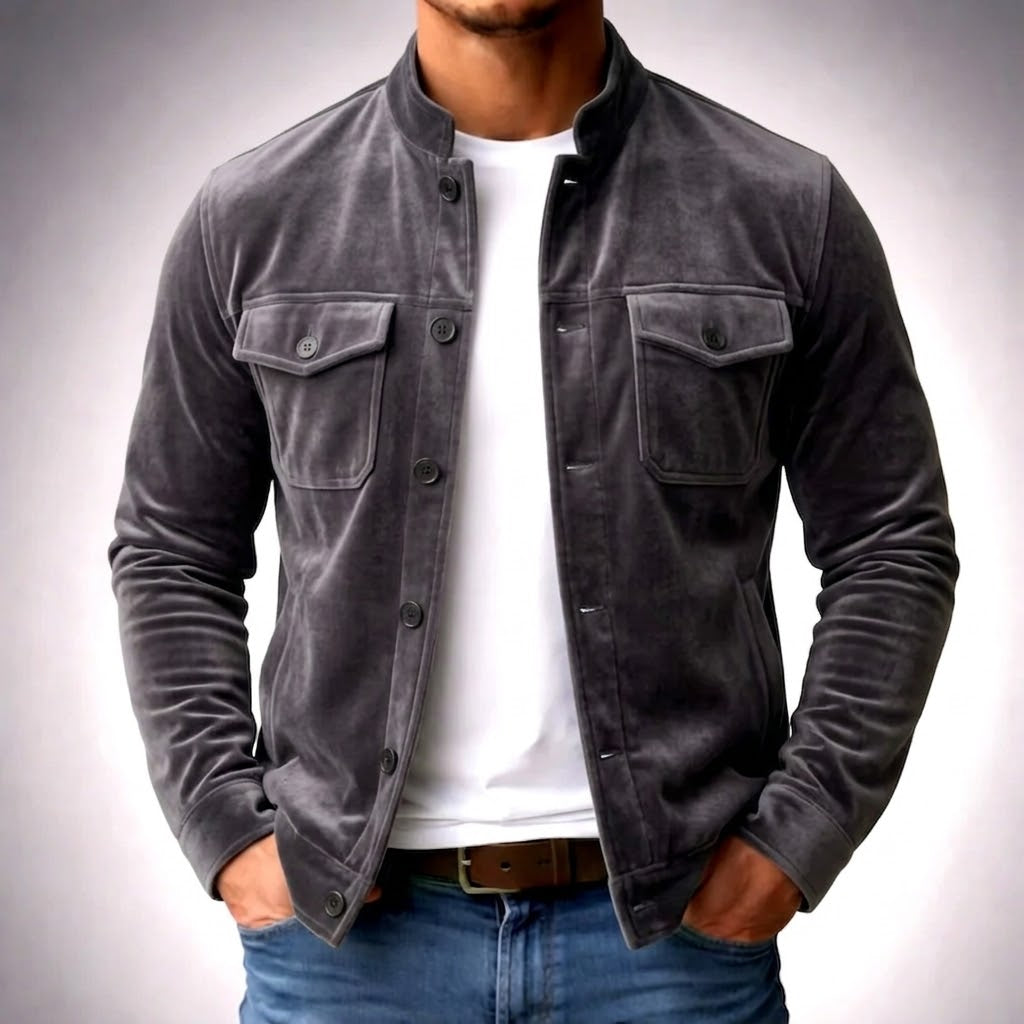 Hollis & June | The Icon Suede Shirt Jacket