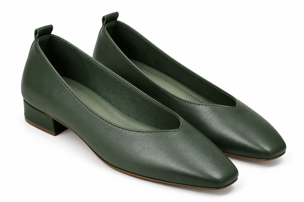Hollis & June | Margot Square-Toe Mary Jane Flats