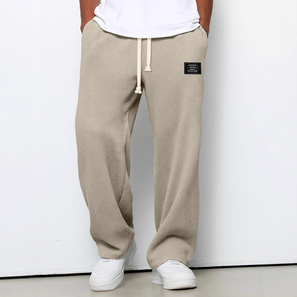 Hollis & June | Dorian Wide-Leg Drawstring Pants