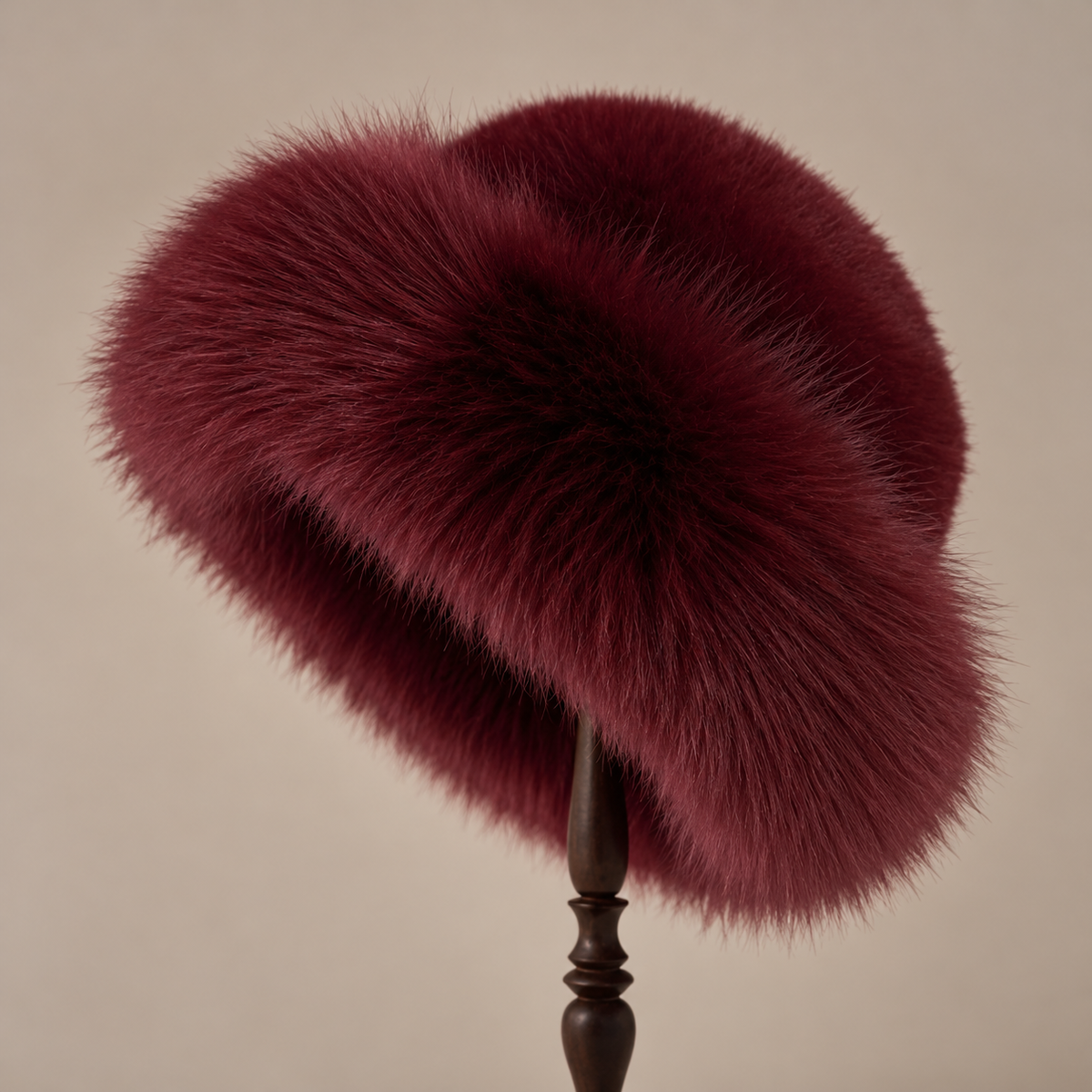 Hollis & June | Fluffy Faux Fur Bucket Hat