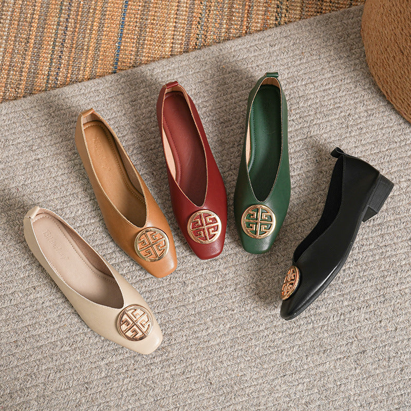 Hollis & June | Orchard Square-Toe Flats