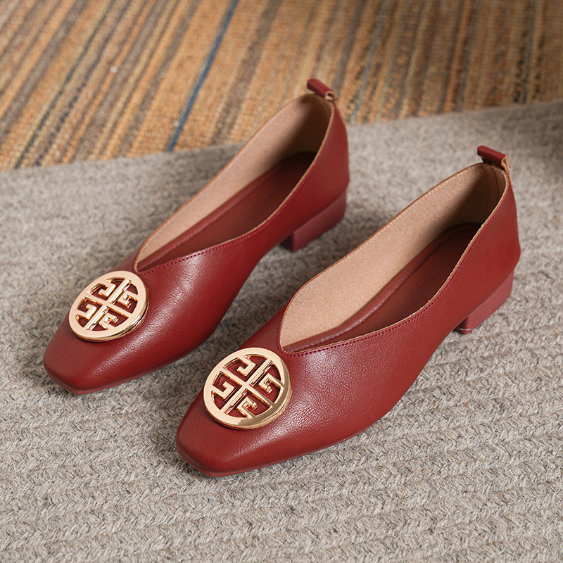 Hollis & June | Orchard Square-Toe Flats