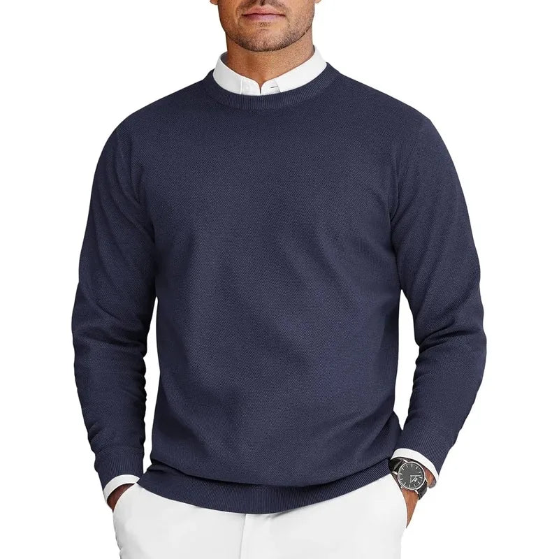 Hollis & June | Lightweight Crew-Neck Knit