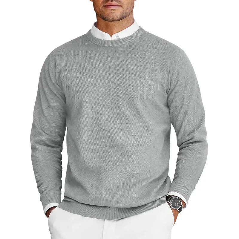 Hollis & June | Lightweight Crew-Neck Knit