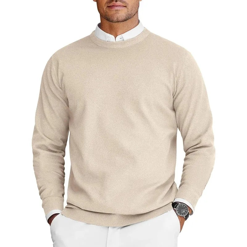 Hollis & June | Lightweight Crew-Neck Knit