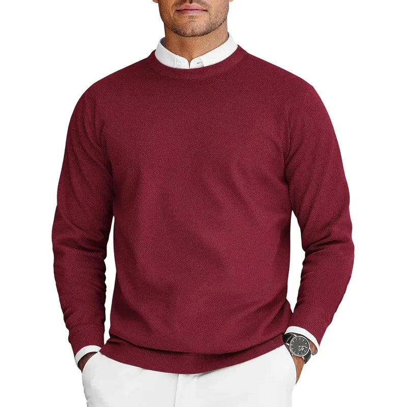 Hollis & June | Lightweight Crew-Neck Knit