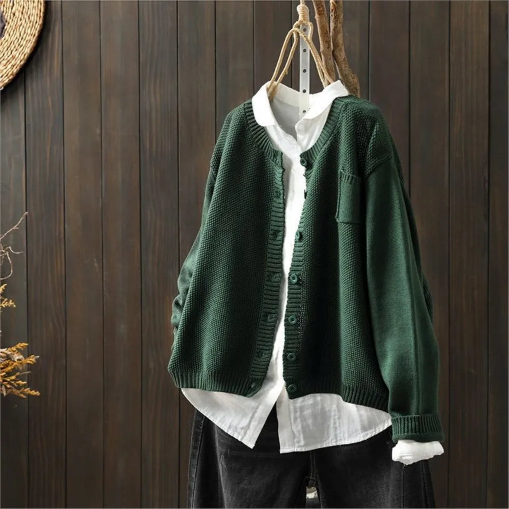 Hollis & June | Marivelle Classic Button Cardigan