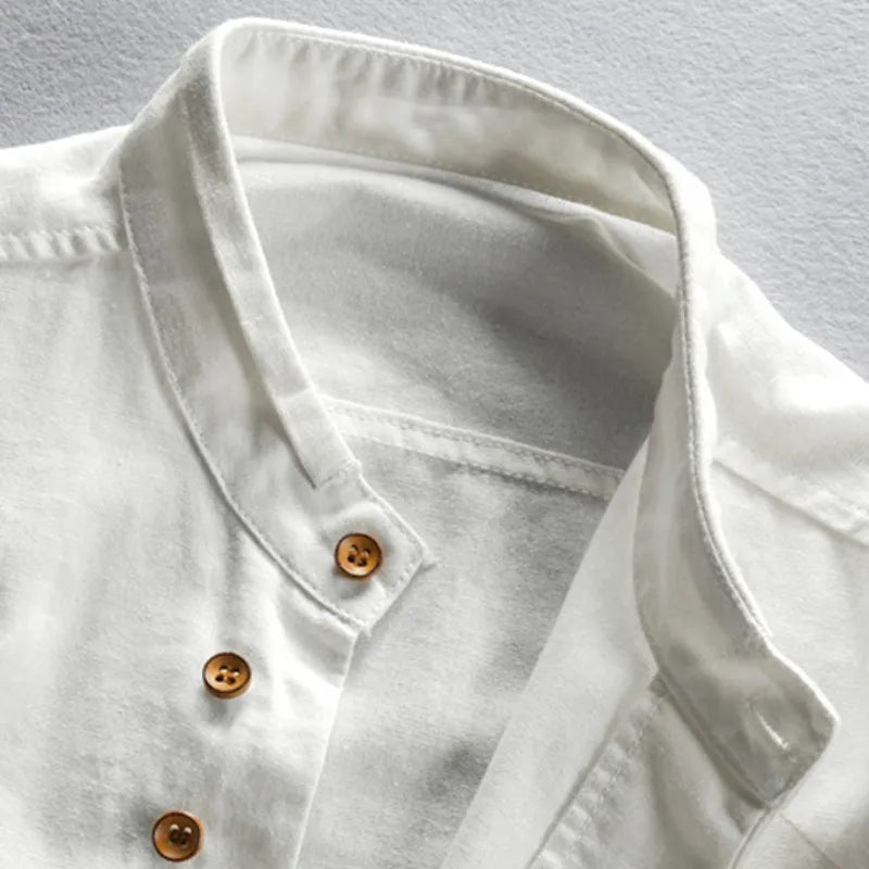 Hollis & June | Katana Stand-Collar Shirt