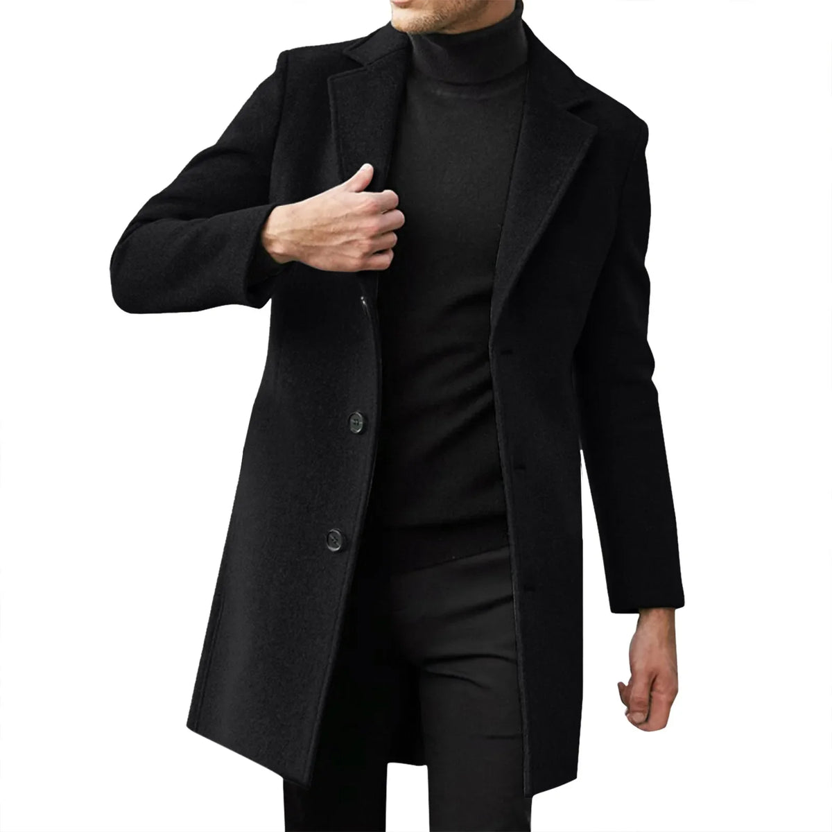 Hollis & June | Ashford Wool-Blend Trench Coat