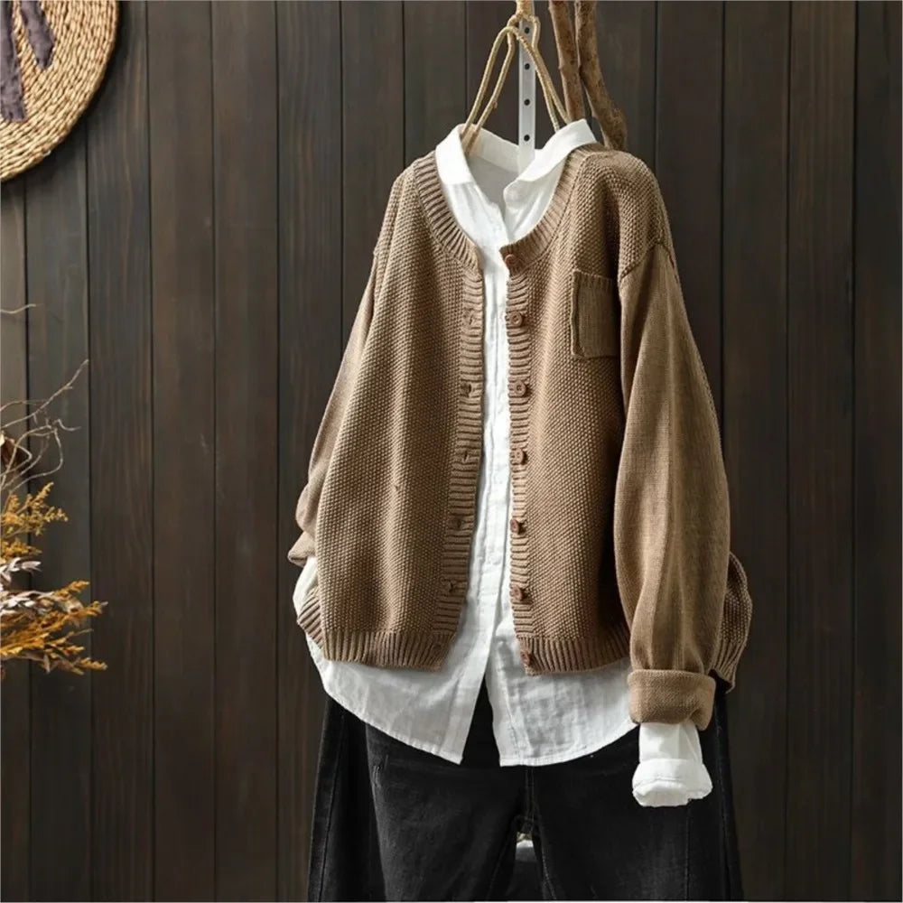 Hollis & June | Marivelle Classic Button Cardigan