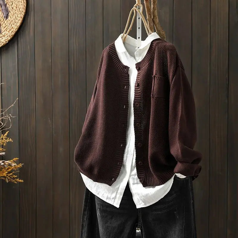 Hollis & June | Marivelle Classic Button Cardigan