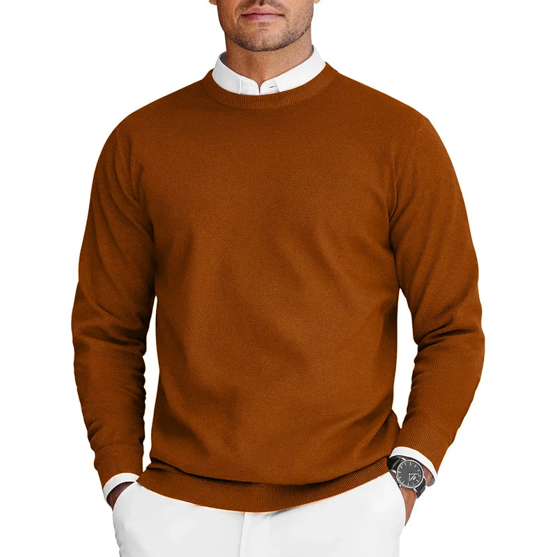 Hollis & June | Lightweight Crew-Neck Knit