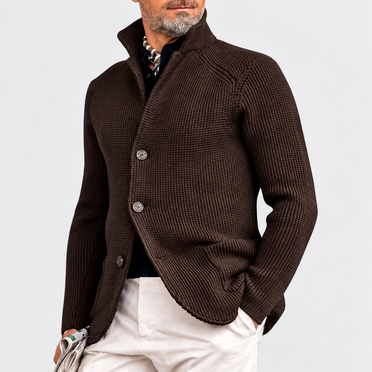 Hollis & June | Whitman Classic Knit Cardigan