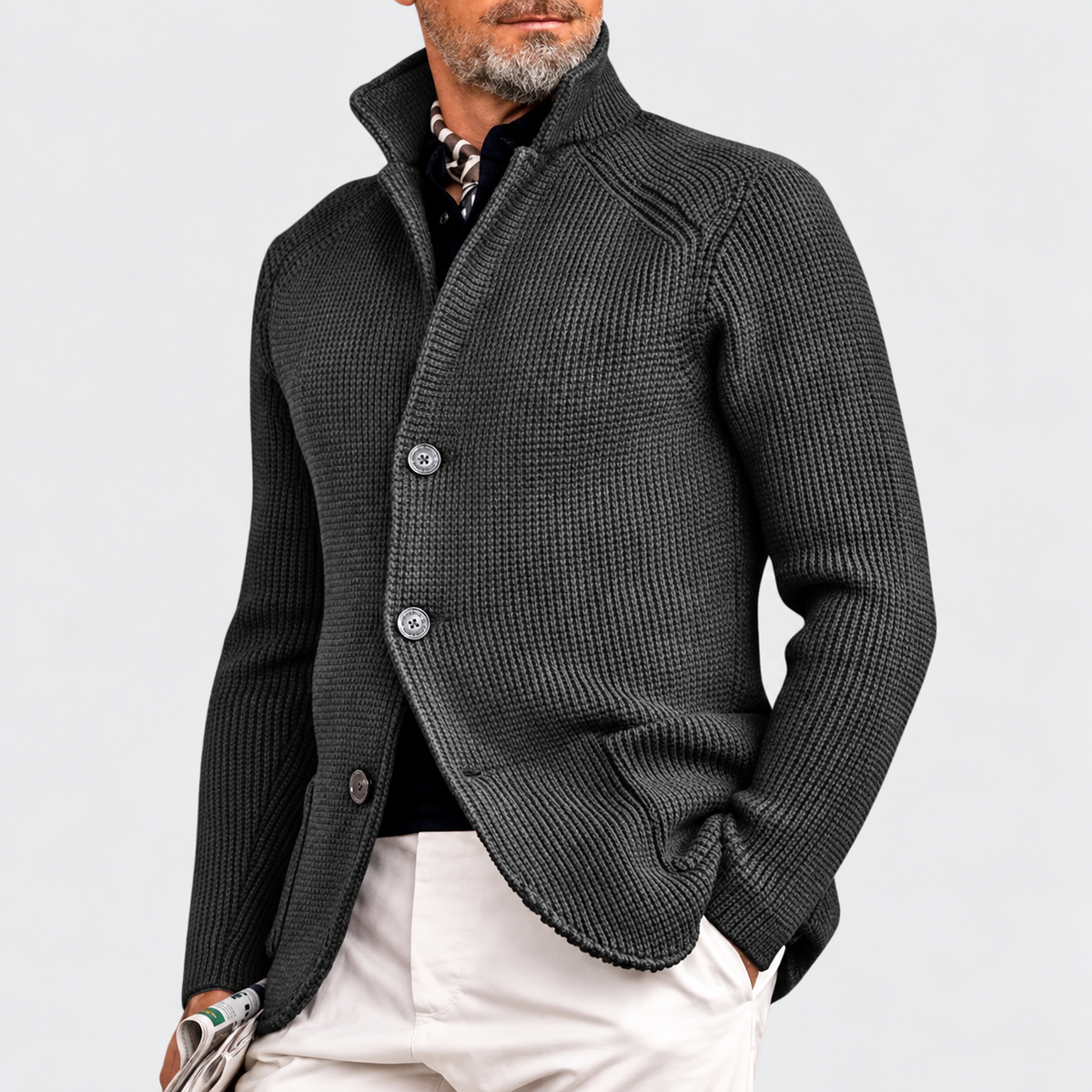 Hollis & June | Whitman Classic Knit Cardigan