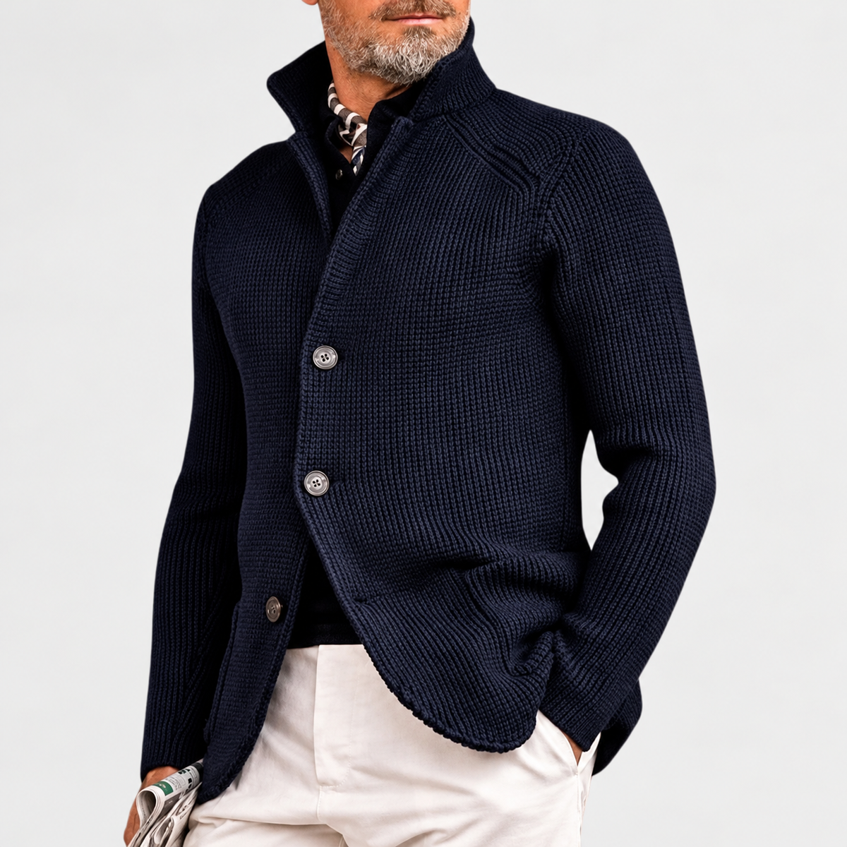 Hollis & June | Whitman Classic Knit Cardigan