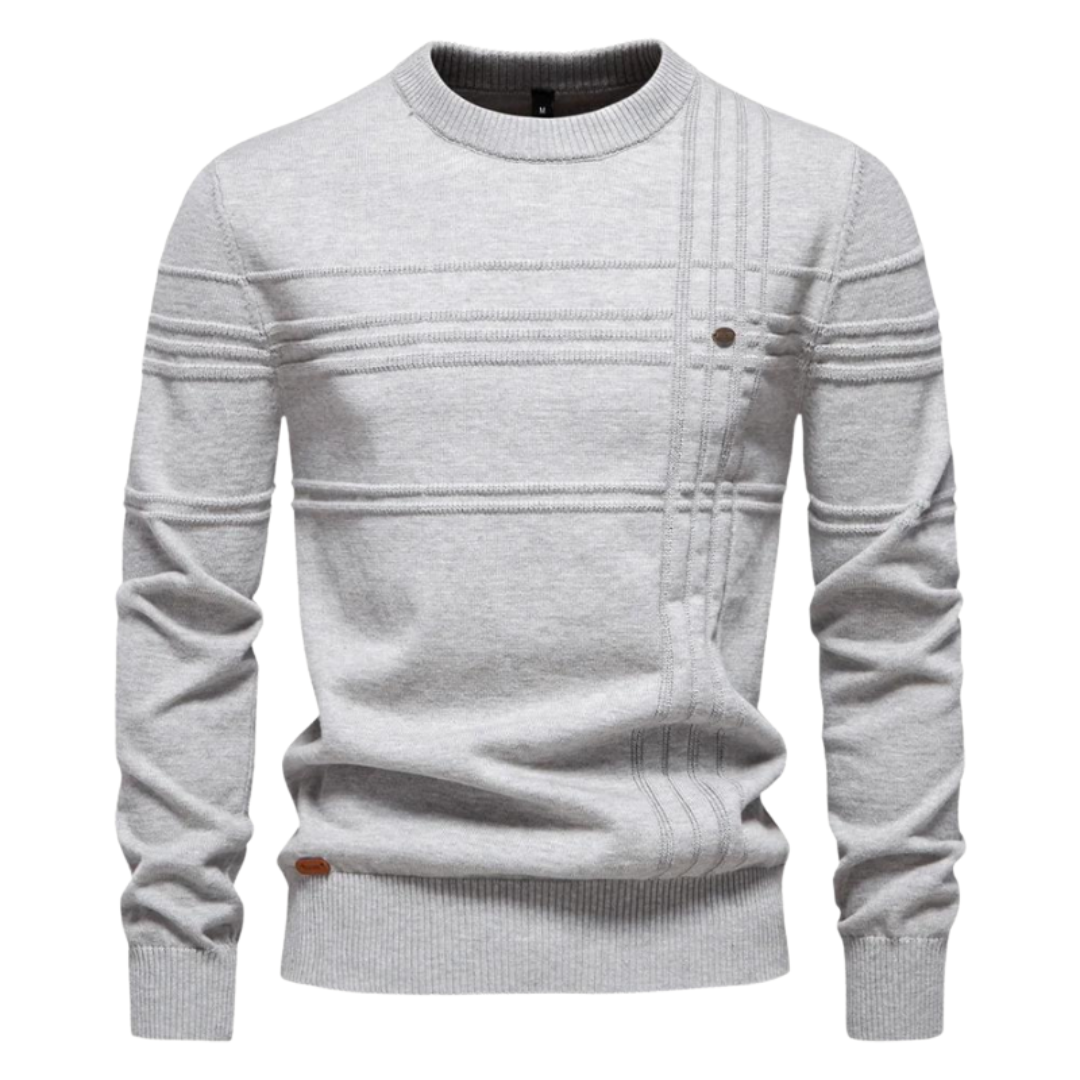 Hollis & June | Argyle Knit Sweater