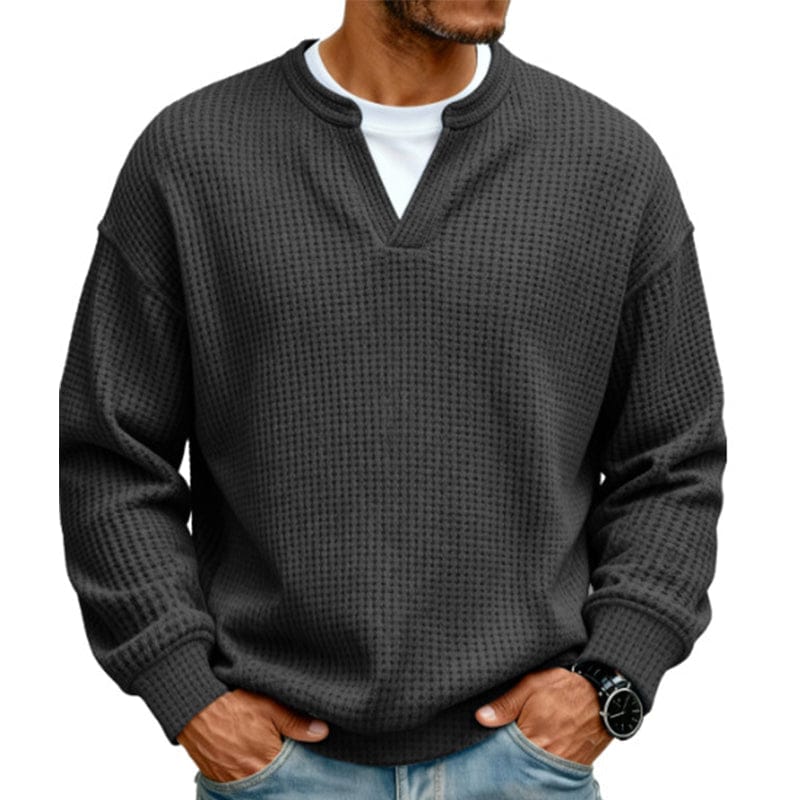 Hollis & June | Bas Waffle Knit Sweater