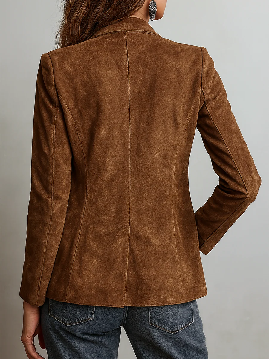 Hollis & June | Christine Vintage Brown Blazer