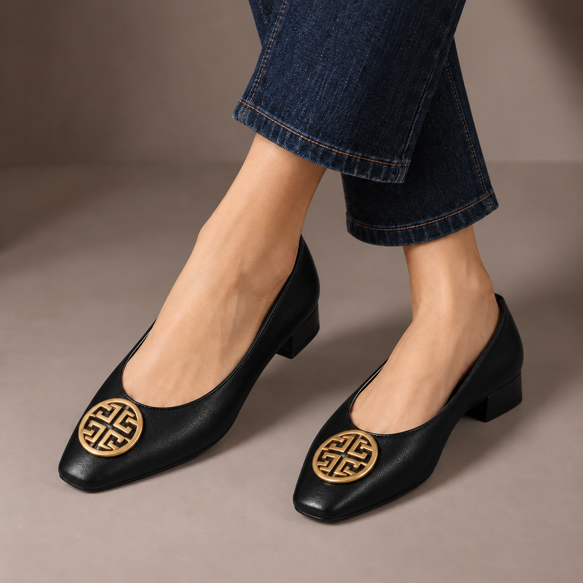 Hollis & June | Orchard Square-Toe Flats