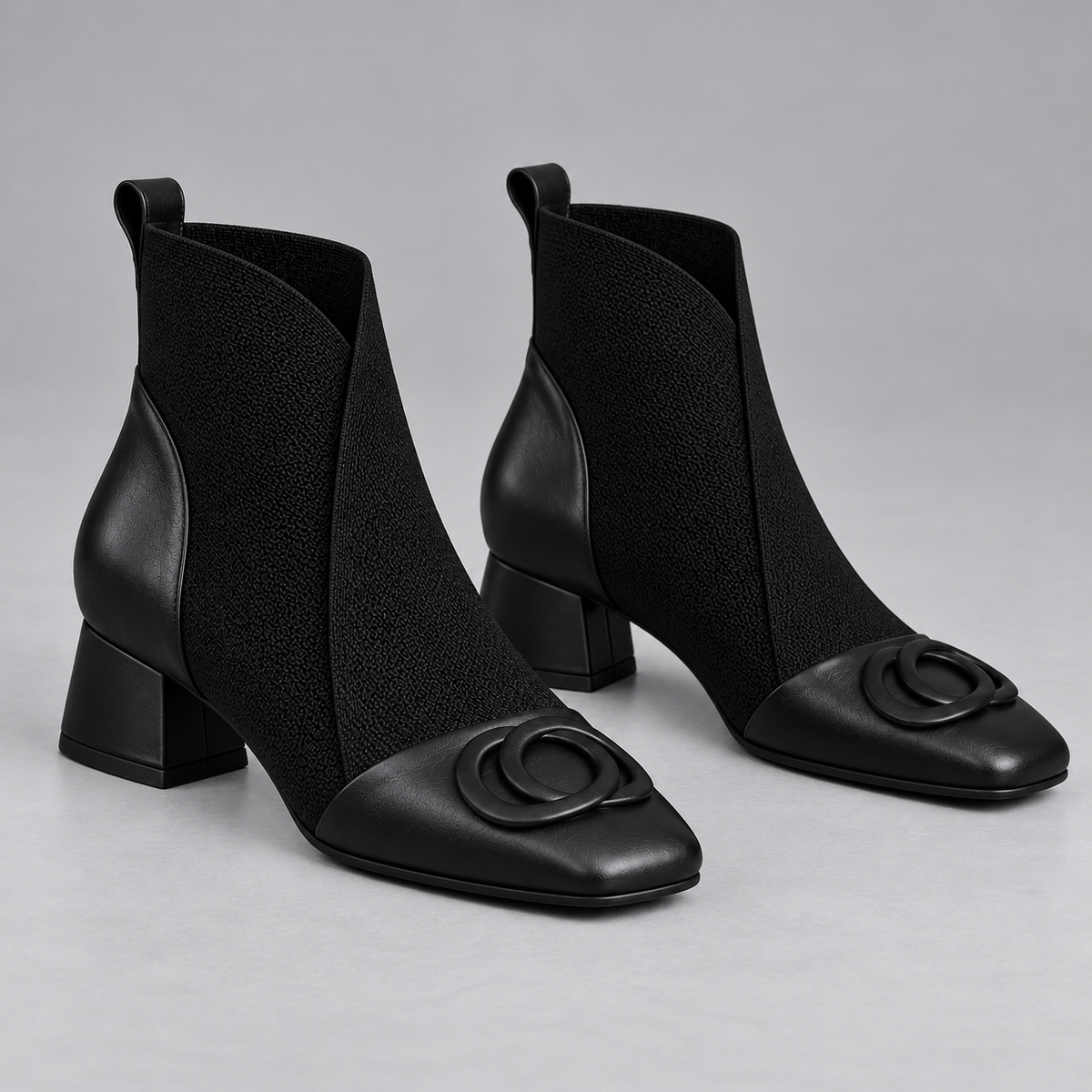 Hollis & June | Opium Leather Ankle Boots