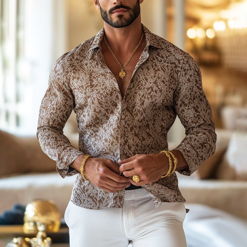 Elliot Vintage Print Shirt
