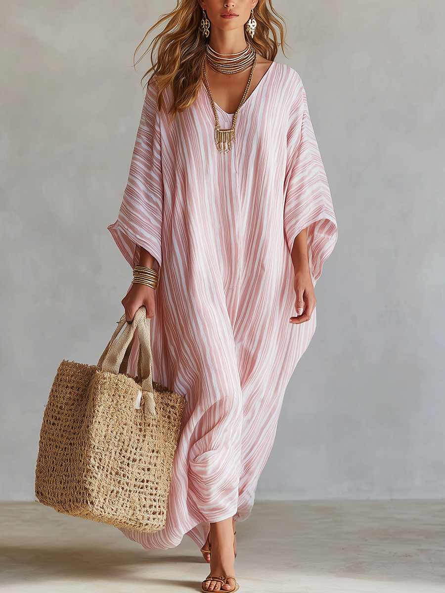 Blush Kaftan Dress
